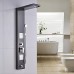 Rozin Bathroom Tub Faucet Rainfall Waterfall Shower Panel Set Ti-Black Color - B074V6WK6C